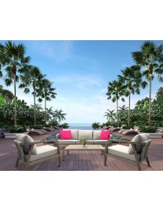 huc39156 +huc39158+huc37677 -  salon palade 3 places + fauteuil + table basse