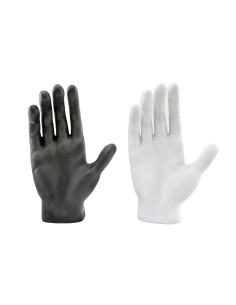 deco main noir/blanc 35cm