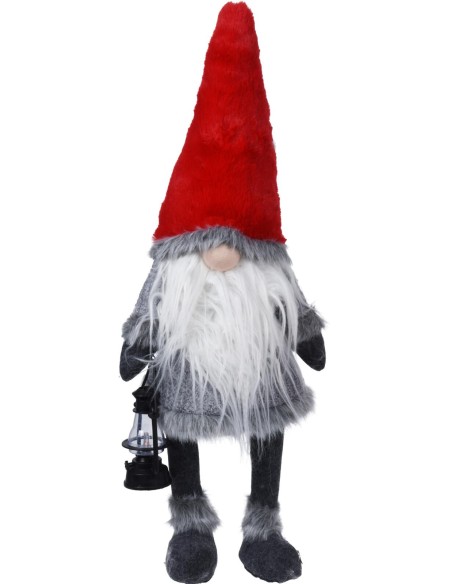 aqs000070-lutin peluche avec nez led 51cm