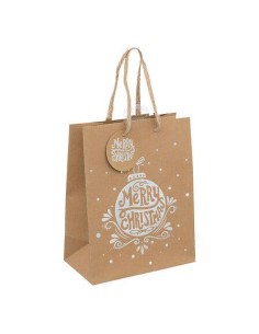 191422 - sac cadeau kraft holo pm