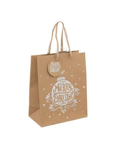 191422 - sac cadeau kraft holo pm