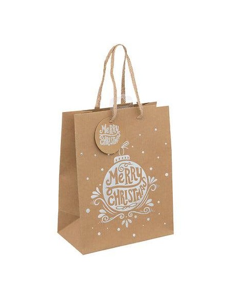 191422 - sac cadeau kraft holo pm