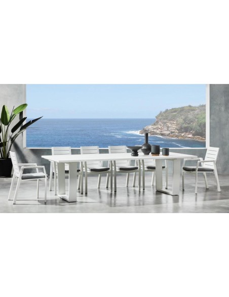 retreat table de repas pieds u 2700 x 1162mm