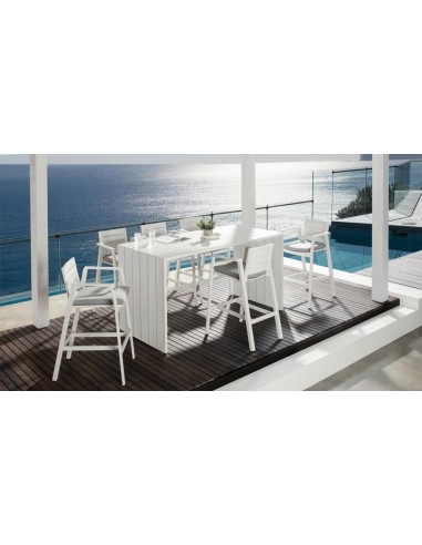 retreat waterfall table haute 2000 x 870 x 1000mm