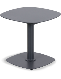 bree table d'appoint 500 x 480h - table top same shape as crown base - gunmetal