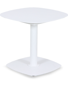 bree table d'appoint 500 x 480h - table top same shape as crown base - blanc
