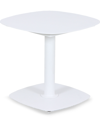 bree table d'appoint 500 x 480h - table top same shape as crown base - blanc