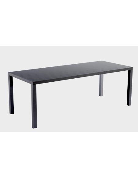 table tori alu 210 x 90 cm anthracite