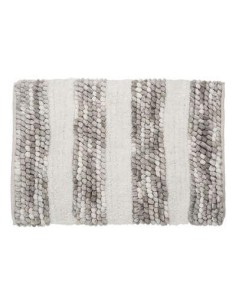 174628b - tapis coton boule 50x75 gris