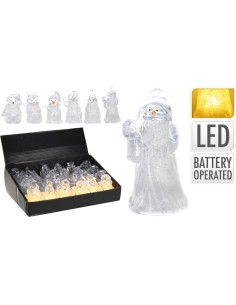 ax5301440-figurine noel 40x40x85mm led b