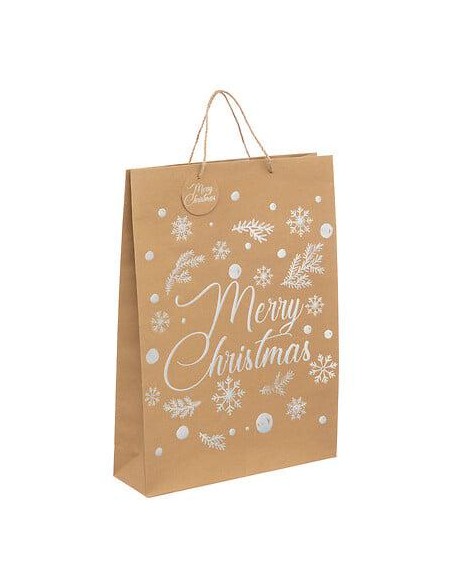 191424 - sac cadeau kraft holo gm