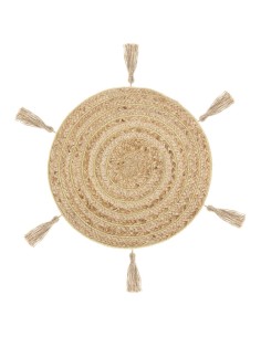 172484 - set table jute lurex d38 D. 38 x H. 0,3 cm