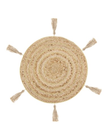 172484 - set table jute lurex d38 D. 38 x H. 0,3 cm