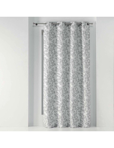 rideau a oeillets 140 x 260 cm jacquard valeriane