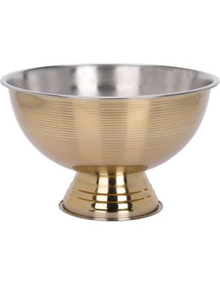 a12405880-coupelle sur pied dore 39.5cm