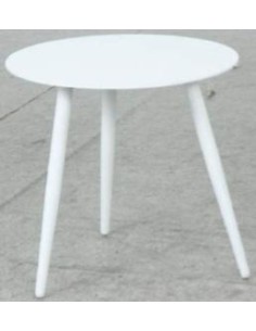 syros table app 50cm alu blanc