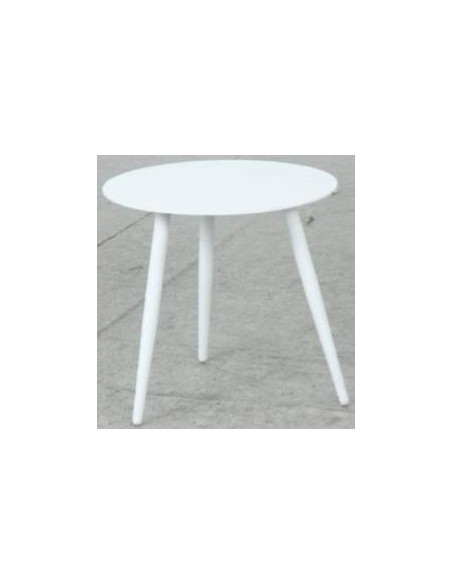 syros table app 50cm alu blanc