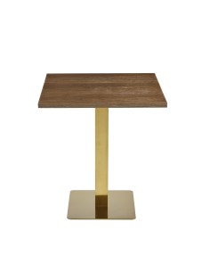 table balkoa pieds or 70x70x75cm (veneer 12)