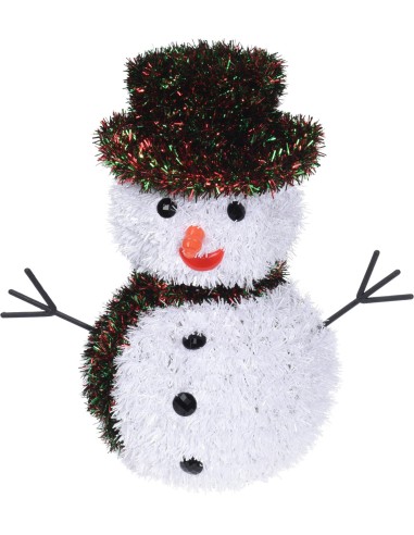 caa113850-bonhomme de neige scintillant 25cm 6ass