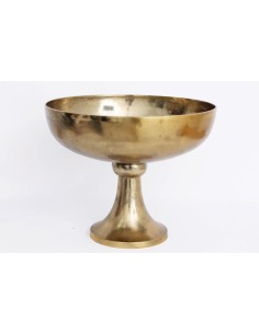 bol metal sur pied or 43x35cm