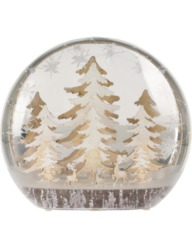 caa130460-dome ovale deco bois led 40cm