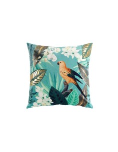 1609442-coussin dehoussable compresse 45 x 45 cm velours imprime or ringo des. p