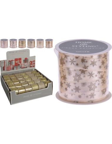 caa728000-ruban 1cmx5mtr gold 6ass