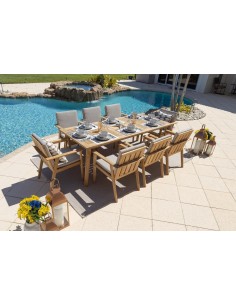 table repas laguna 220x95 cm