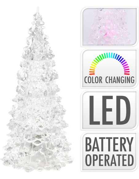 dh8041200-sapin noel - acryl - led multi
