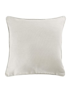 coussin passepoil 60 x 60 cm coton uni panama naturel
