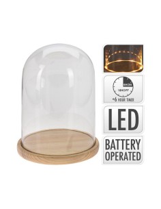 dome 28cm avec led blanc chaud