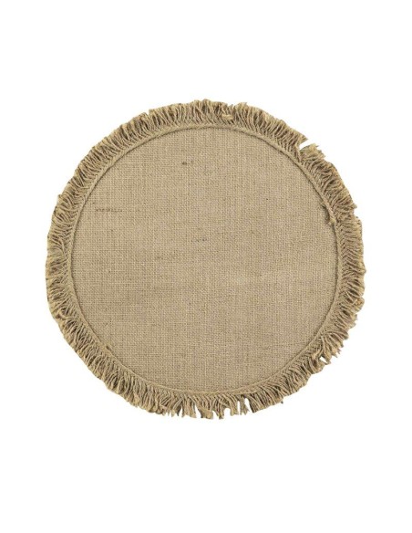 1790482 - set de table (0) 38 cm jute uni+franges frangyss