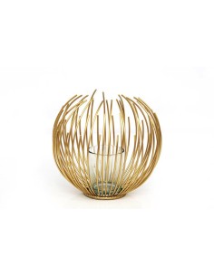 16x16cm bougeoir metal or