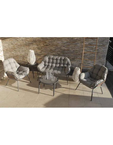 196968b - salon paopao 4p blanc