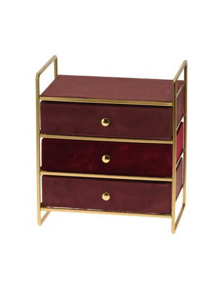 cabinet 3 tiroirs 21x24cm
