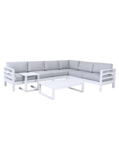 61344+61345+61514+61347+61348-salon angle beta blanc mate / aluminium