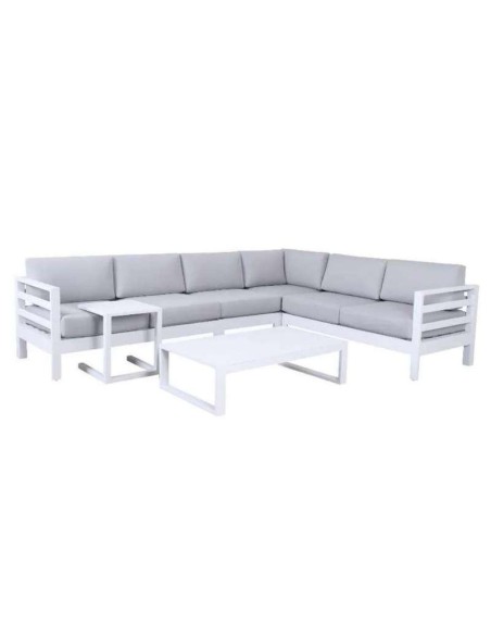 61344+61345+61514+61347+61348-salon angle beta blanc mate / aluminium