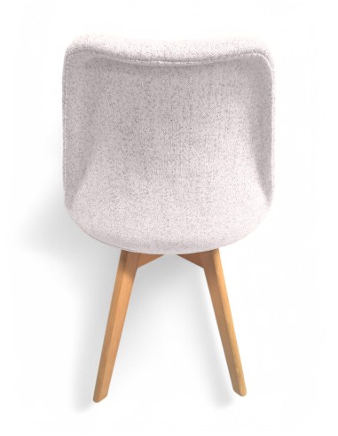 chaise moon tissu jaune