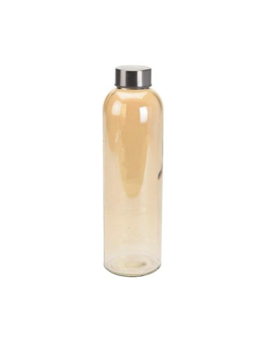 bouteille verre dore 750ml
