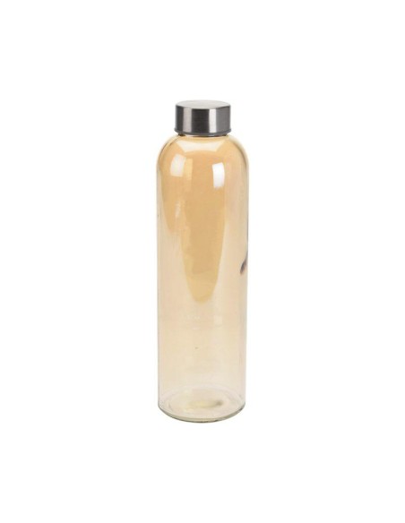 bouteille verre dore 750ml