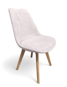 chaise moon tissu vert