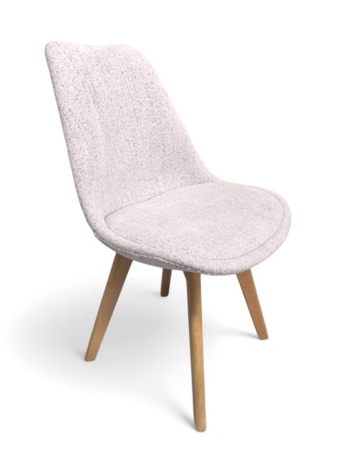 chaise moon tissu vert