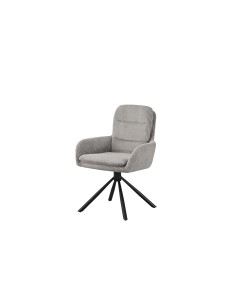 fauteuil clemen beige hevre  22 pieds noir