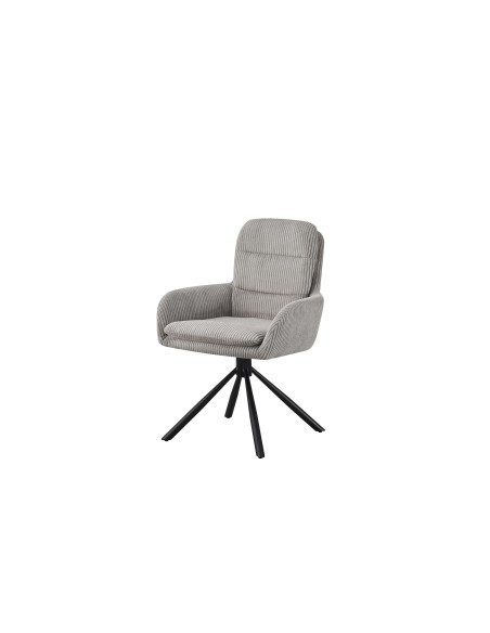 fauteuil clemen beige hevre  22 pieds noir
