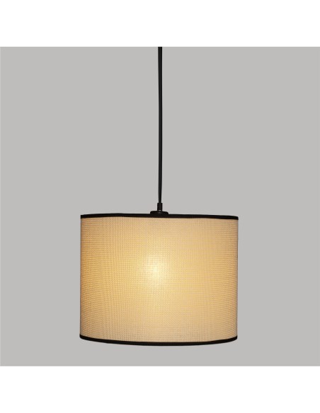 suspension paille "safari" naturel d.36