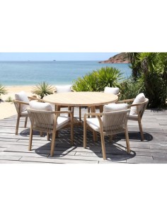 huc28207-table repas ronde rimini/ravona 1500mm