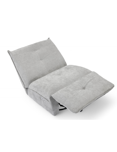 fauteuil esposito relax light grey - city 451