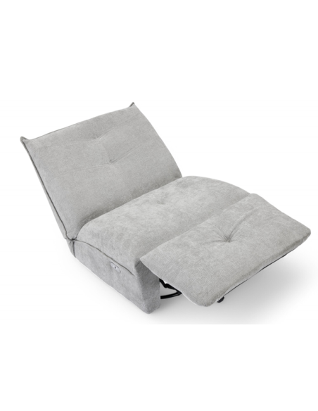 fauteuil esposito relax light grey - city 451
