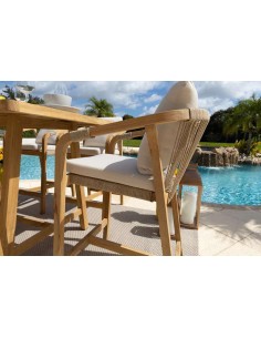 huc37633  - table de bar rimini 156 x 90 x 95