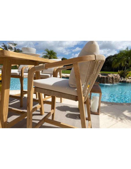 huc37633  - table de bar rimini 156 x 90 x 95